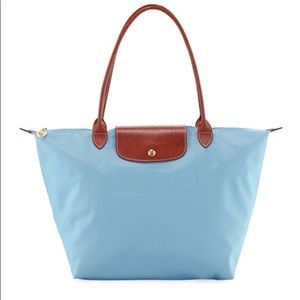 NWT Longchamp Large Le Pliage Boy Blue